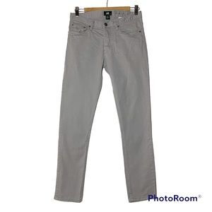 H&M gray slim fit 5-pockets twill pant size 28
